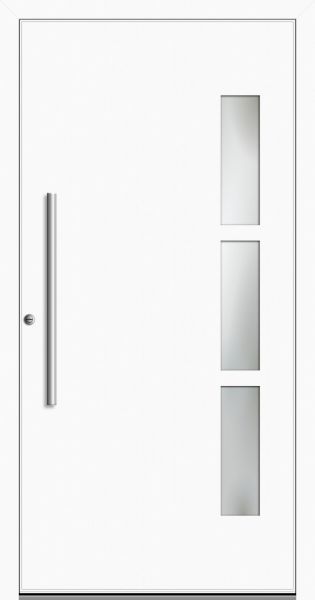 Aluminium Haustür &quot;NELLY&quot; 60 mm flügelüberdeckend RC2