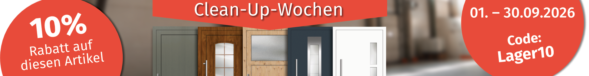 Schnell Sein und Lagertür sichern!