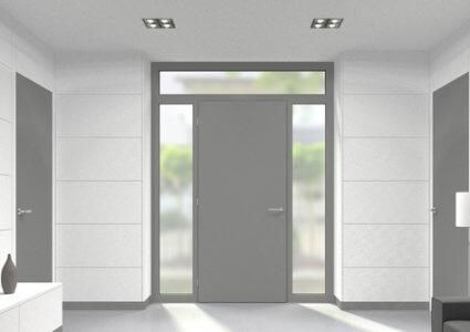 Kunststoff Oberlicht für Türen der Stärke 70 mm