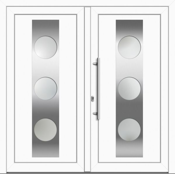 Kunststoff Haustür &quot;LAIANA&quot; 71 mm Doppeltür symm