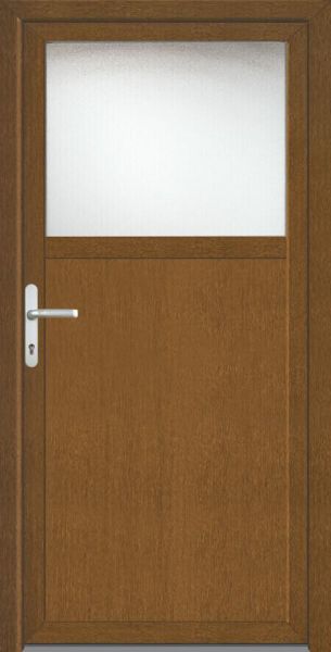 Kunststoff Nebeneingangstür "GOLDEN OAK" 60mm