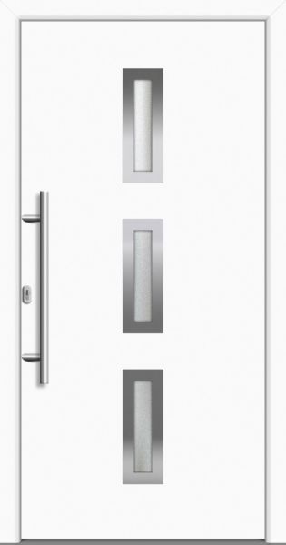 Aluminium Haustür &quot;INES&quot; 79 mm flügelüberdeckend