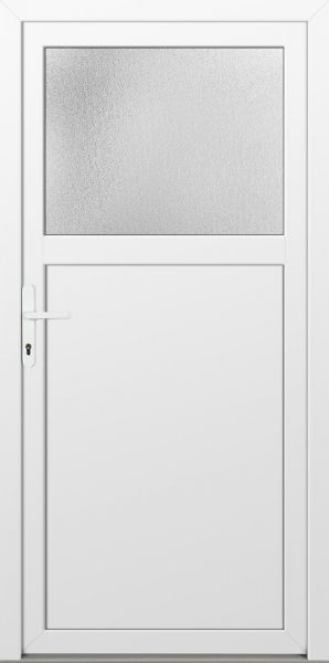 Nebeneingangstür "ANTONIA" 60mm (PVC, glatt, Weiß, Anthrazit oder Golden Oak)