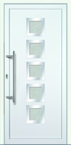 Kunststoff-Aluminium Haustür "KASSY" 60mm