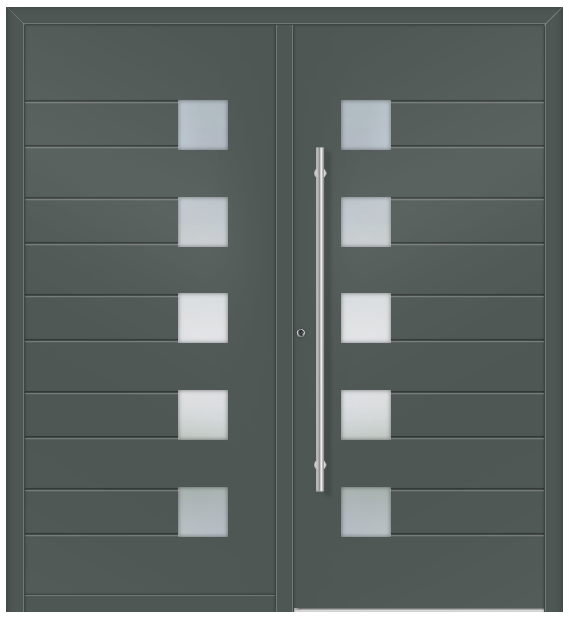 Doppeltür ohne Seitenteil/Oberlicht