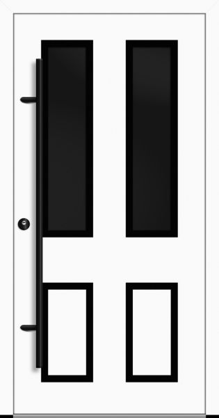 Aluminium Landhaustür &quot;CORGINA&quot; 82 mm RC2 BLACKLINE