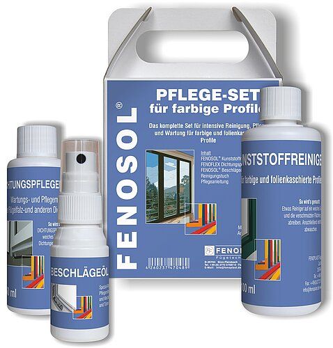 Pflegeset Kunststoff Farbe / Holzdekor