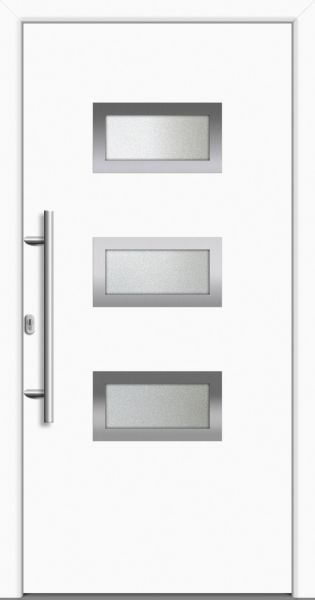 Aluminium Haustür &quot;VIOLA&quot; 79 mm flügelüberdeckend