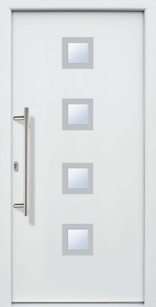 Haustür "LILLY" 60mm (ALU, Anthrazit, Grau oder Weiß)
