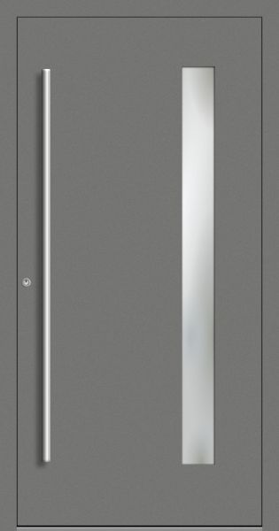 AKTION Aluminium Haustür "PALOMA" 90 mm 110 x 200 cm inkl. Motorschloss