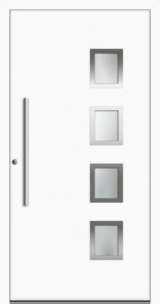 Haustür "LAETITIA" 60mm (SUPERIOR, ALU, verschied. Farben)