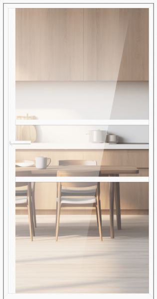 Aluminium-Glas Lofttür "MORITZ" Drehtür 1-flügelig