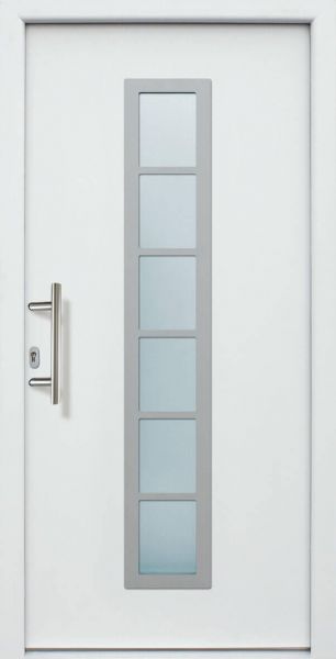 Haustür "ANGELINA" 60mm (ALU, Anthrazit, Grau oder Weiß)